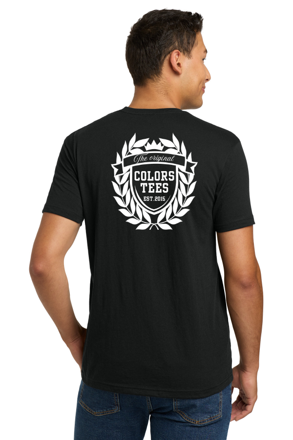 Colors Crest Next Level Apparel Adult CVC Tee