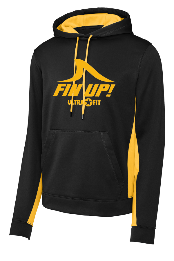 DeFendis theme original colorblock hoodie