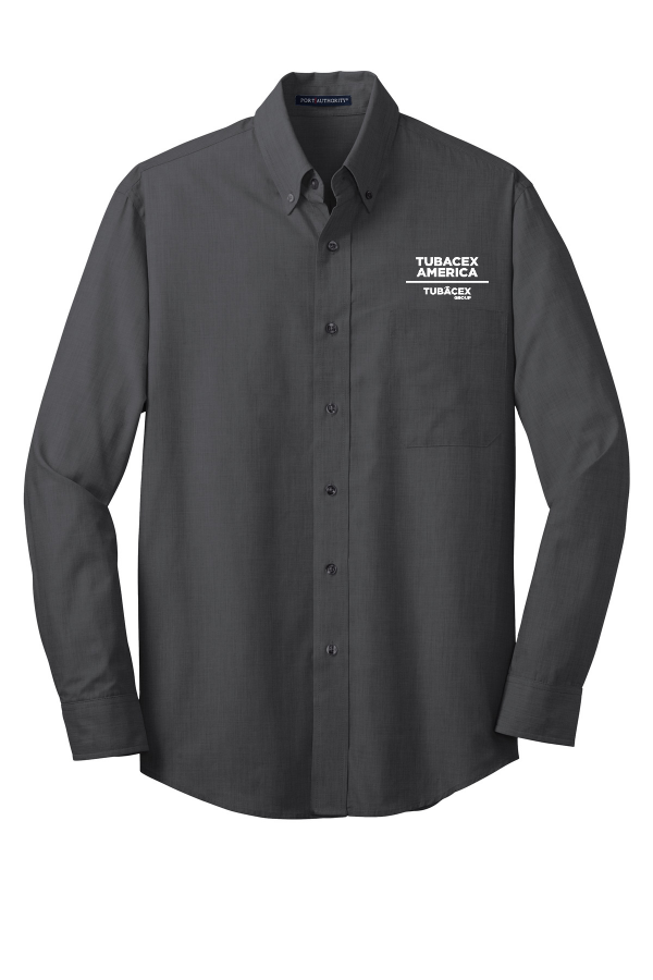 Port Authority Tall Crosshatch Easy Care Shirt