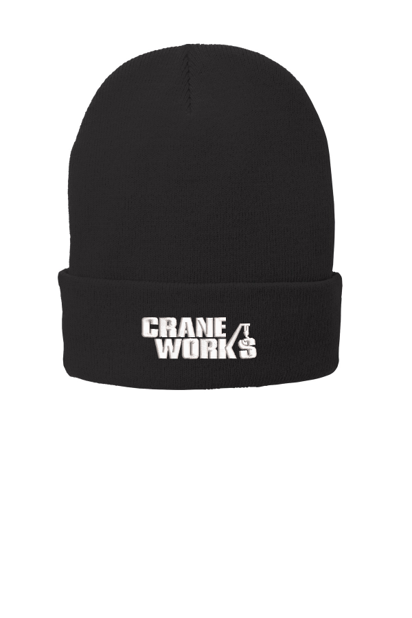 Port & Company Fleece-Lined Knit Cap embroidered
