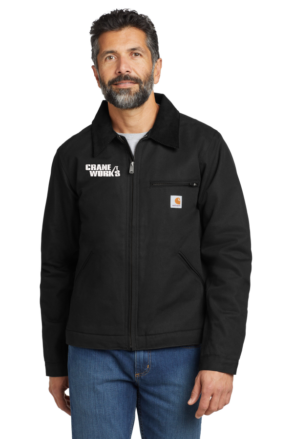 Carhartt Duck Detroit Jacket embroidered