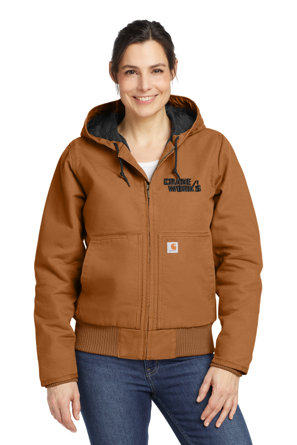 Carhartt Women's Washed Duck Active Jac embroidered