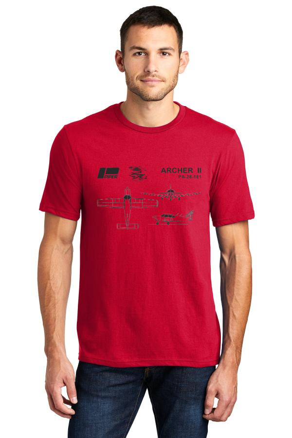 Piper Archer II Diagram Tee