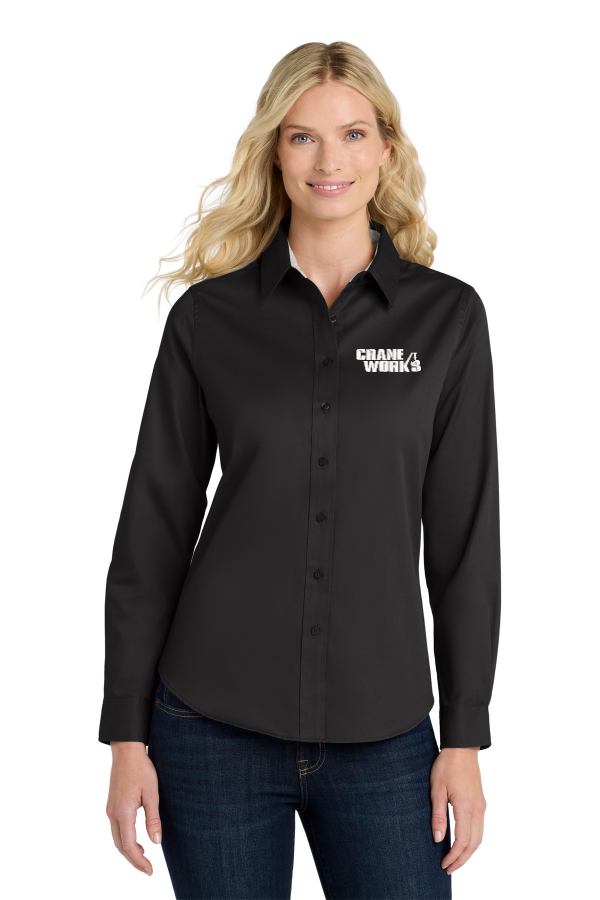Port Authority Women's Long Sleeve Easy Care Shirt embroidered