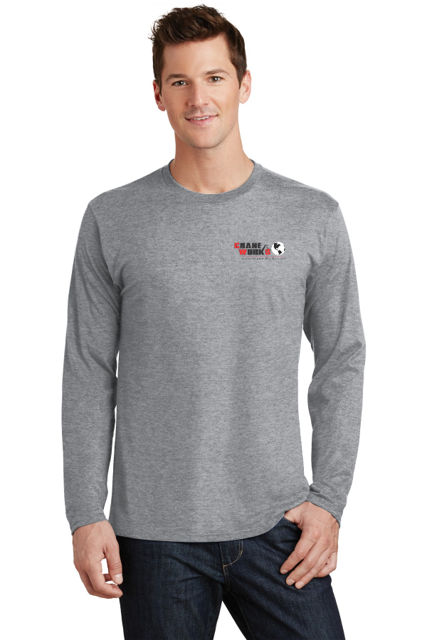 Port & Company Long Sleeve Fan Favorite Tee printed