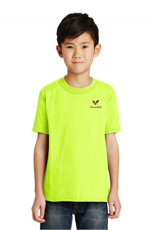 Port & Company Youth Core Blend Tee Printed Left Chest