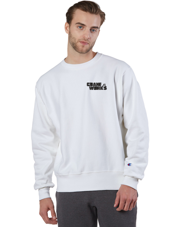 Champion Reverse Weave Crew Sweatshirt embroidered