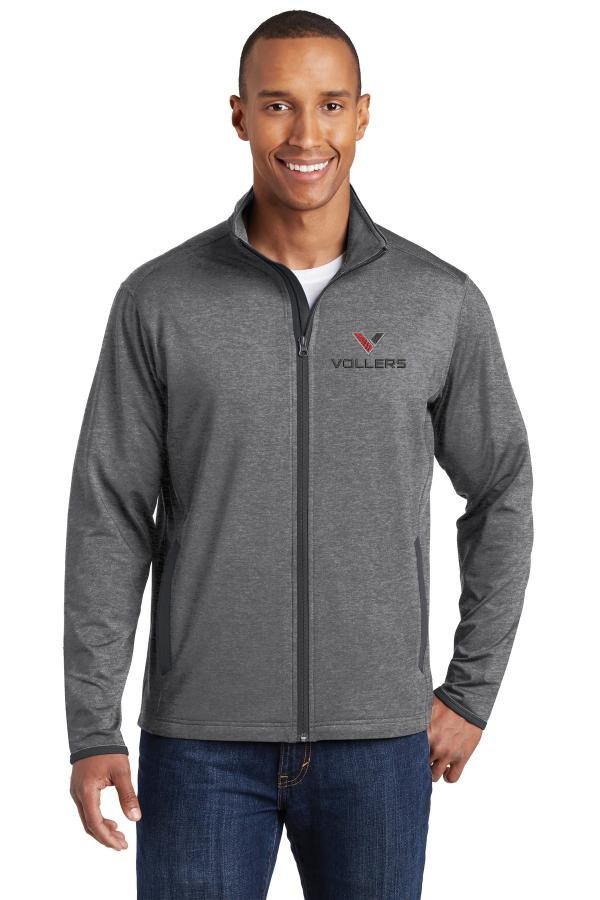 Sport-Tek Sport-Wick Stretch Contrast Full-Zip Jacket Embroidered