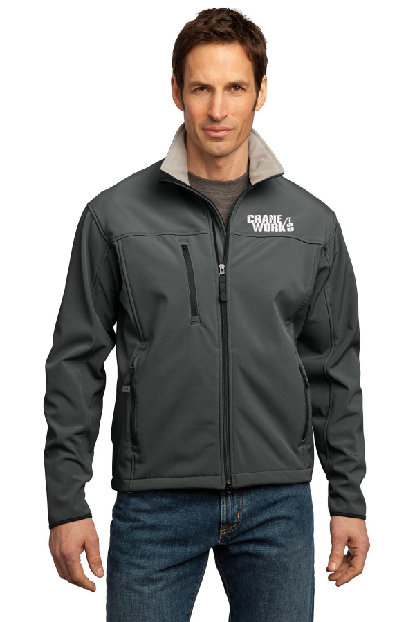 Port Authority Tall Glacier Soft Shell Jacket embroidered