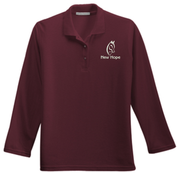 N - Ladies Long Sleeve Polo