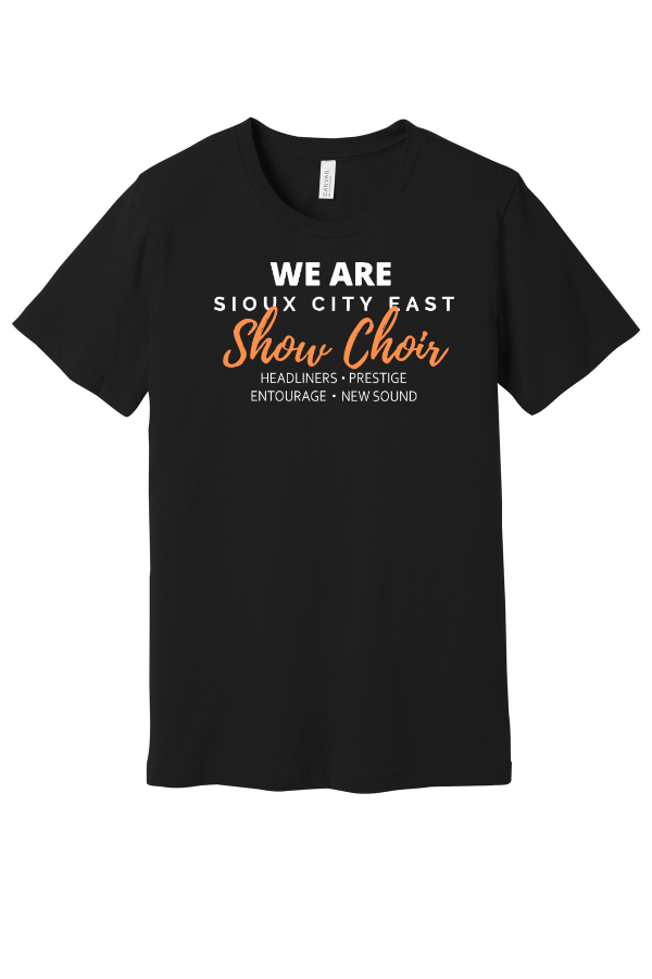 SC East Show Choir Unisex Short Sleeve Tee