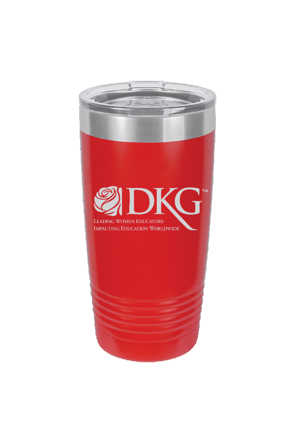 Red 20 oz. Tumbler with Clear Lid
