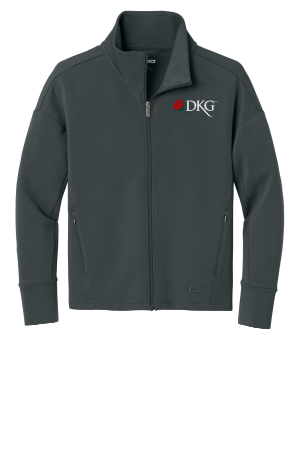 DKG Full-Zip Fleece in Blacktop LOG860