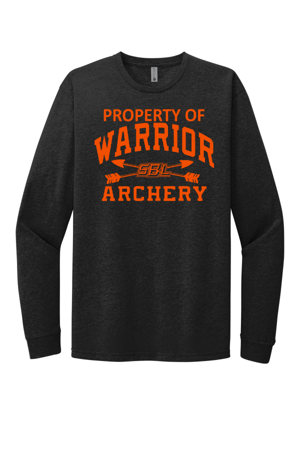 Property of Warrior Archery CVC Long Sleeve Tee 64400