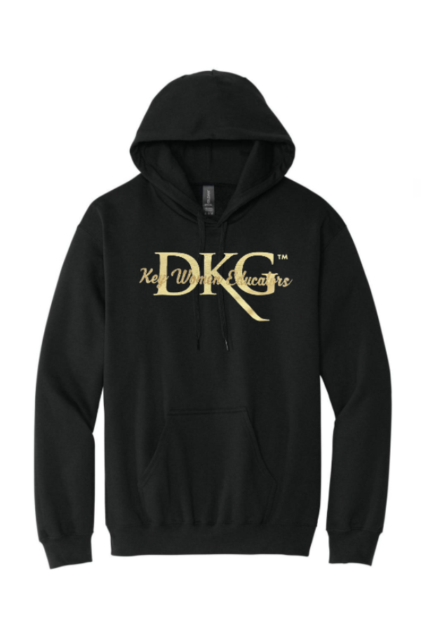 DKG Key Women Educators Glitter Hooded Sweatshirt SF500