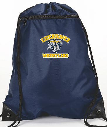 E013 8888 Zipper Drawstring backpack bag