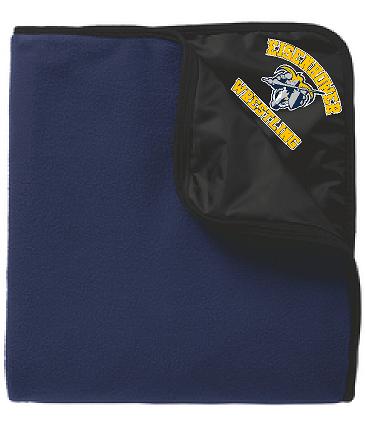 E010 TB850 Fleece & Poly Travel Blanket