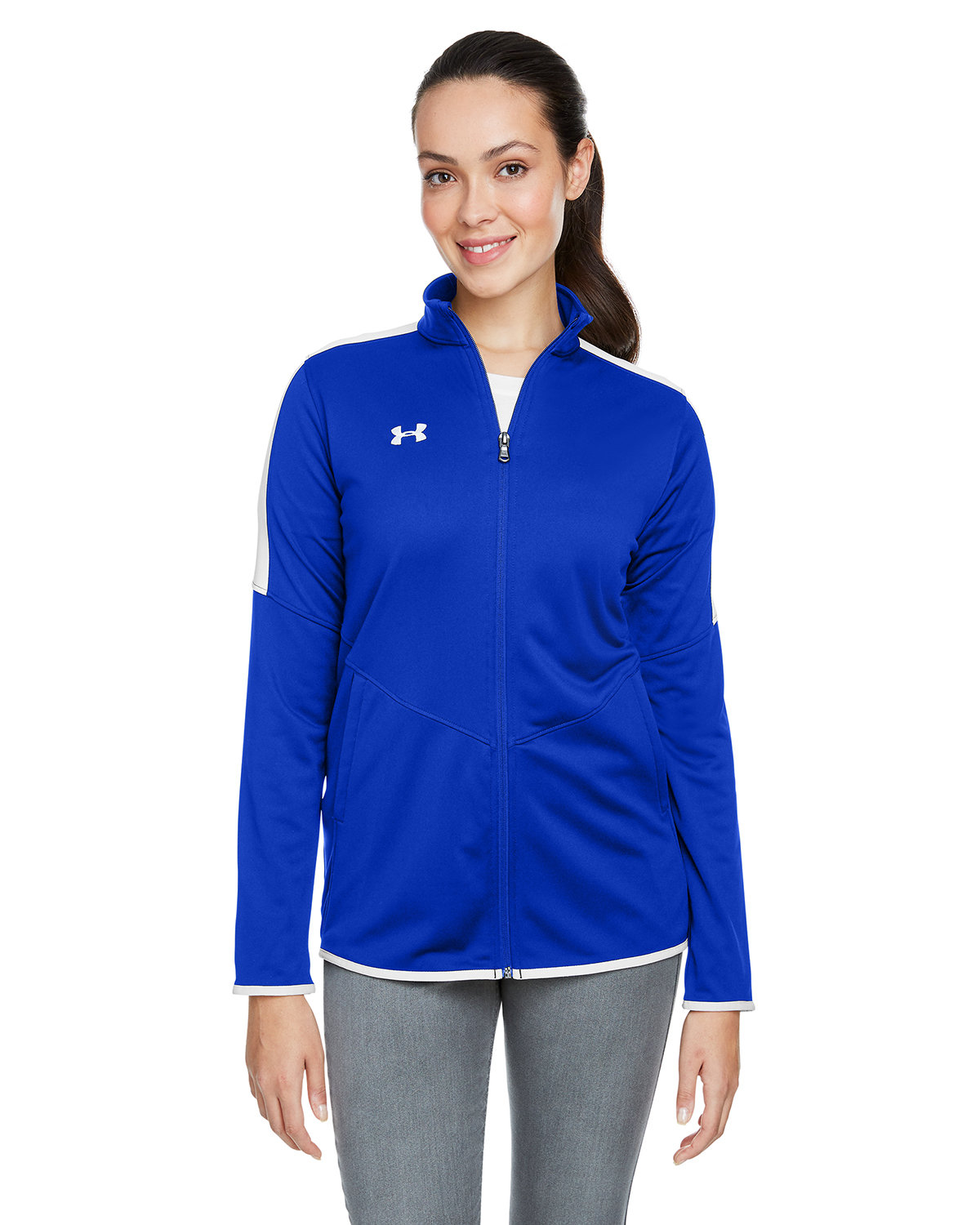E007 1326774 Under Armour Ladies' Rival Knit Jacket