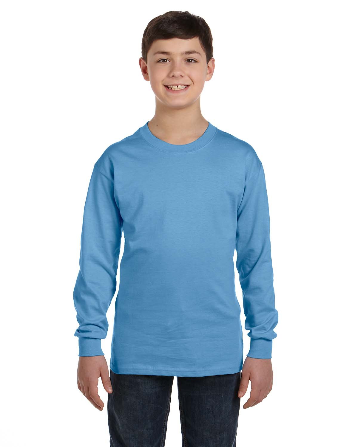 A006 G540B Youth Heavy Cotton Long-Sleeve T-Shirt