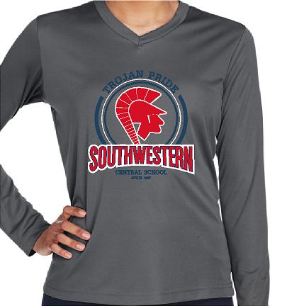 B007 TT11WL Team 365 Ladies' Zone Performance Long-Sleeve T-Shirt