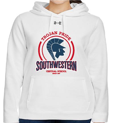 B016 1300261 Under Armour Ladies Hustle Pullover Hoodie