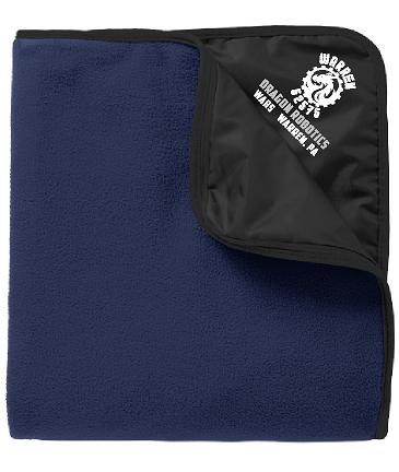 E011 TB850 Fleece & Poly Travel Blanket