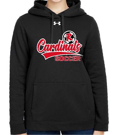 A016 1300261 Under Armour Ladies Hustle Pullover Hoodie