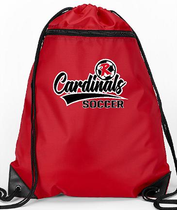 E013 8888 Zipper Drawstring backpack bag