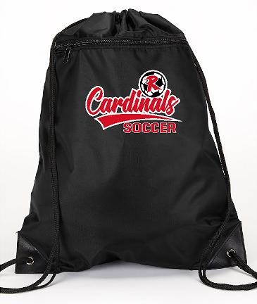 E013 8888 Zipper Drawstring backpack bag