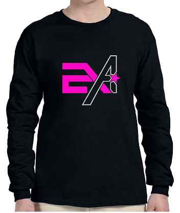 A003 G2400 Holographic Logo Cotton Long-Sleeve T-Shirt