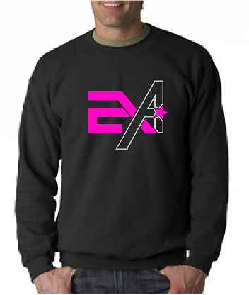 A008 18000 Holographic Logo Fleece Crew