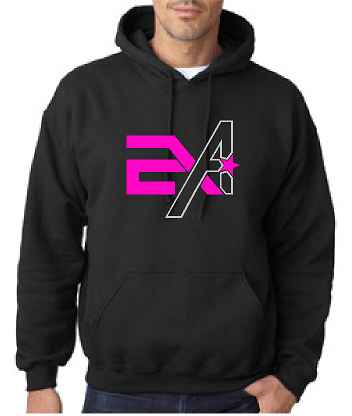 A009 18500 Holographic Logo Hoodie