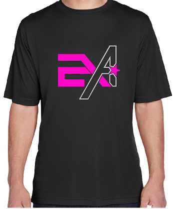 A004 TT11 Holographic Logo Zone Performance T-Shirt