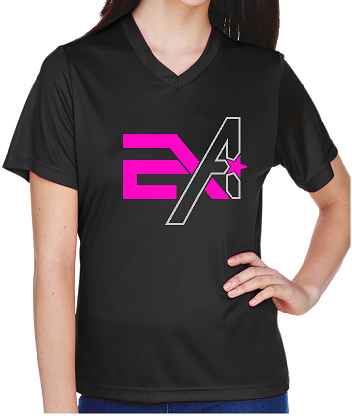 A005 TT11W Holographic Logo Zone Performance T-Shirt