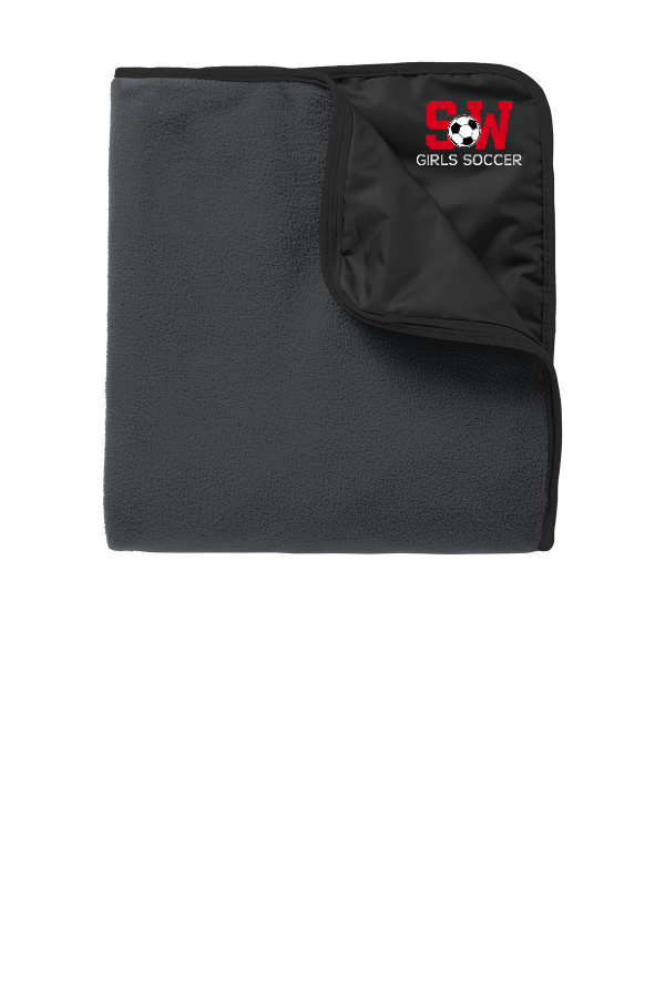 E010 TB850 Fleece & Poly Travel Blanket