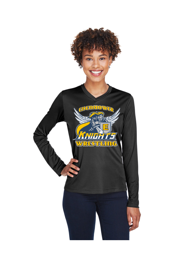 A007 TT11WL Team 365 Ladies' Zone Performance Long-Sleeve T-Shirt