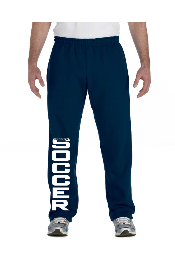 B001 G184 Gildan Open Bottom Sweatpants