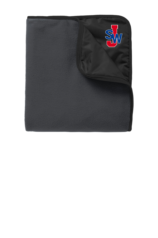 E010 TB850 Fleece & Poly Travel Blanket