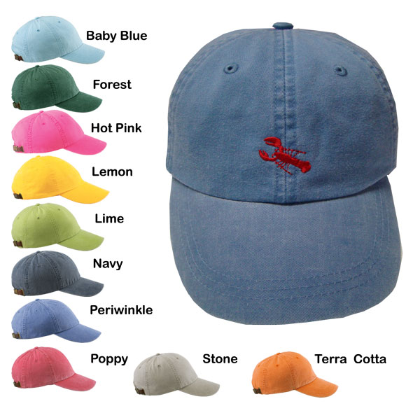 Baseball Cap with Lobster