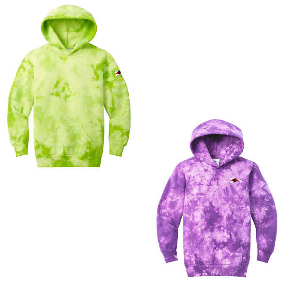 Youth Tie Dye Pullover Hoodie