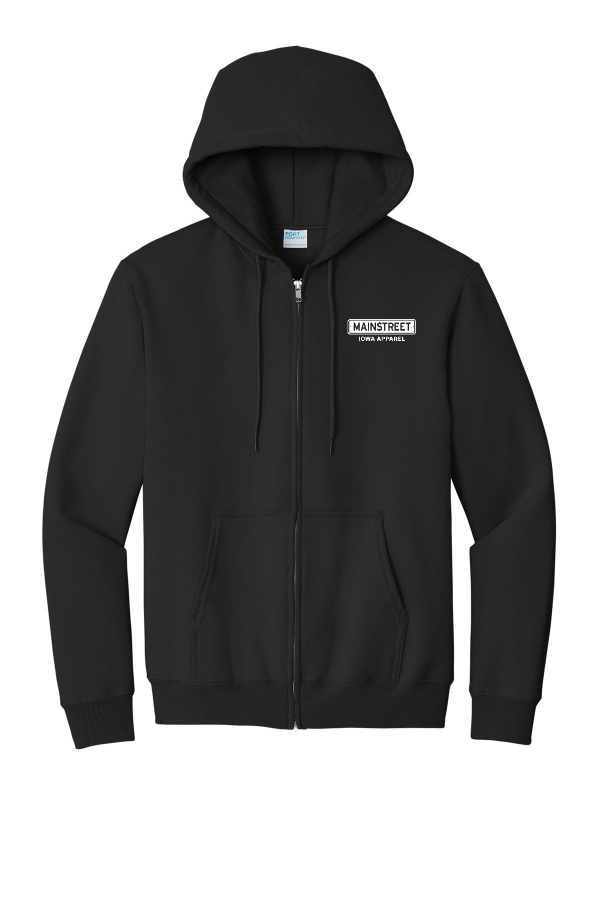 Port & Co Full-Zip Hooded Sweatshirt