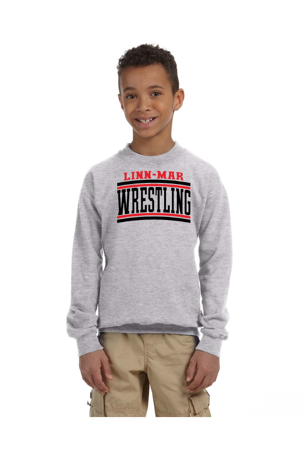 Gildan G180B  Youth Heavy Blend 8 oz., 50/50 Fleece Crew