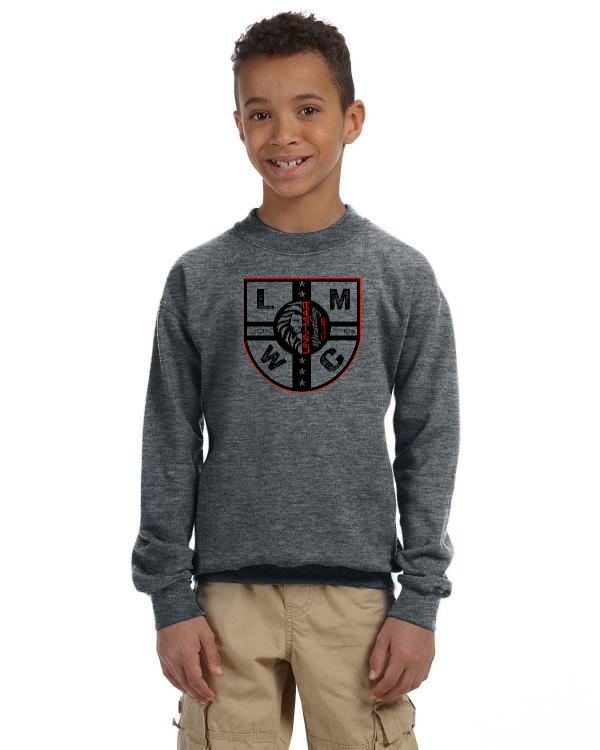 Gildan G180B Youth Heavy Blend 8 oz., 50/50 Fleece Crew