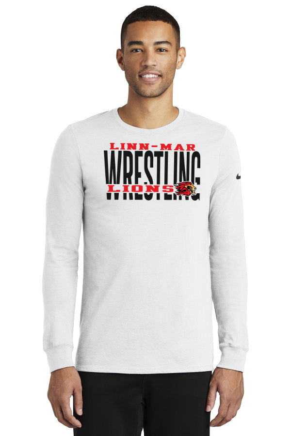 Nike Dri-FIT NKBQ5230 Cotton/Poly Long Sleeve Tee.