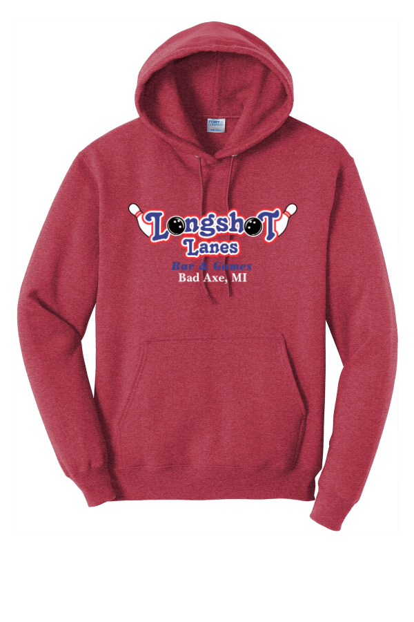CLEARANCE SALE - Port & Co Core Fleece Pullover Hooded Sweatshirt