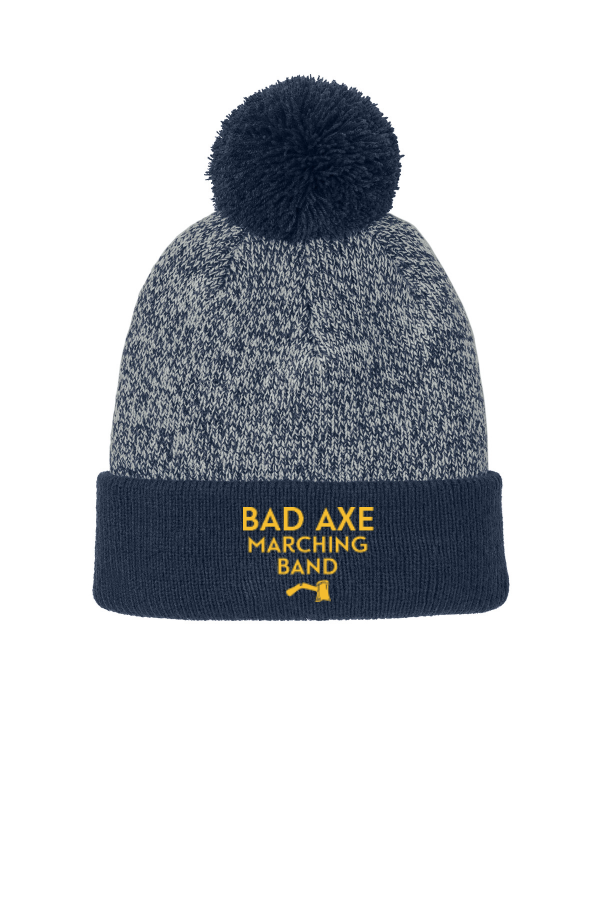Halftime Heather Pom Beanie STC68