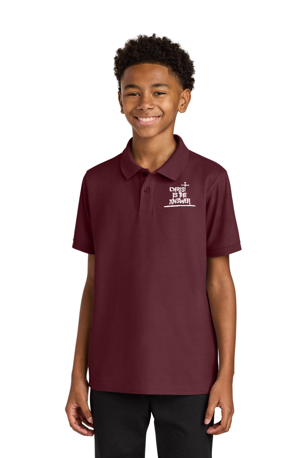 Youth Wearever Signature Pique Polo Y200