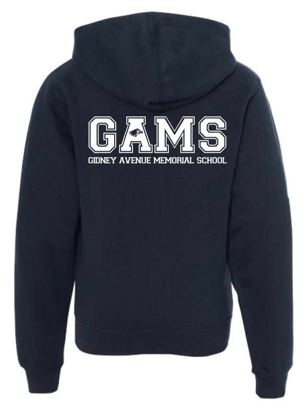 Navy Full Zip Hoodie