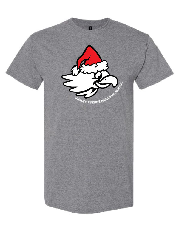 GAMS Santa Logo Athletic Grey T-Shirt