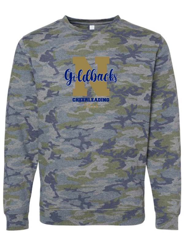 NFA Cheer Vintage Camo Crew Neck